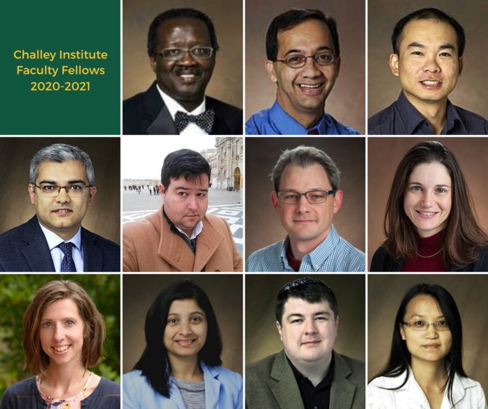 Photo: Challey Institute has announced its 2020-2021 Faculty Fellows